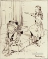Alice And The Frog Footman illustrator Arthur Rackham